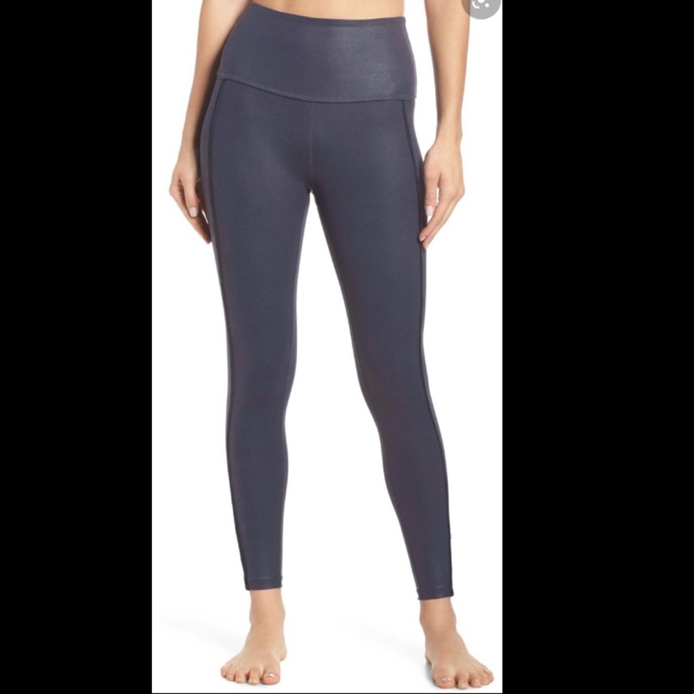 Beyond Yoga Pearlized Ride Legging Nocturnal Navy